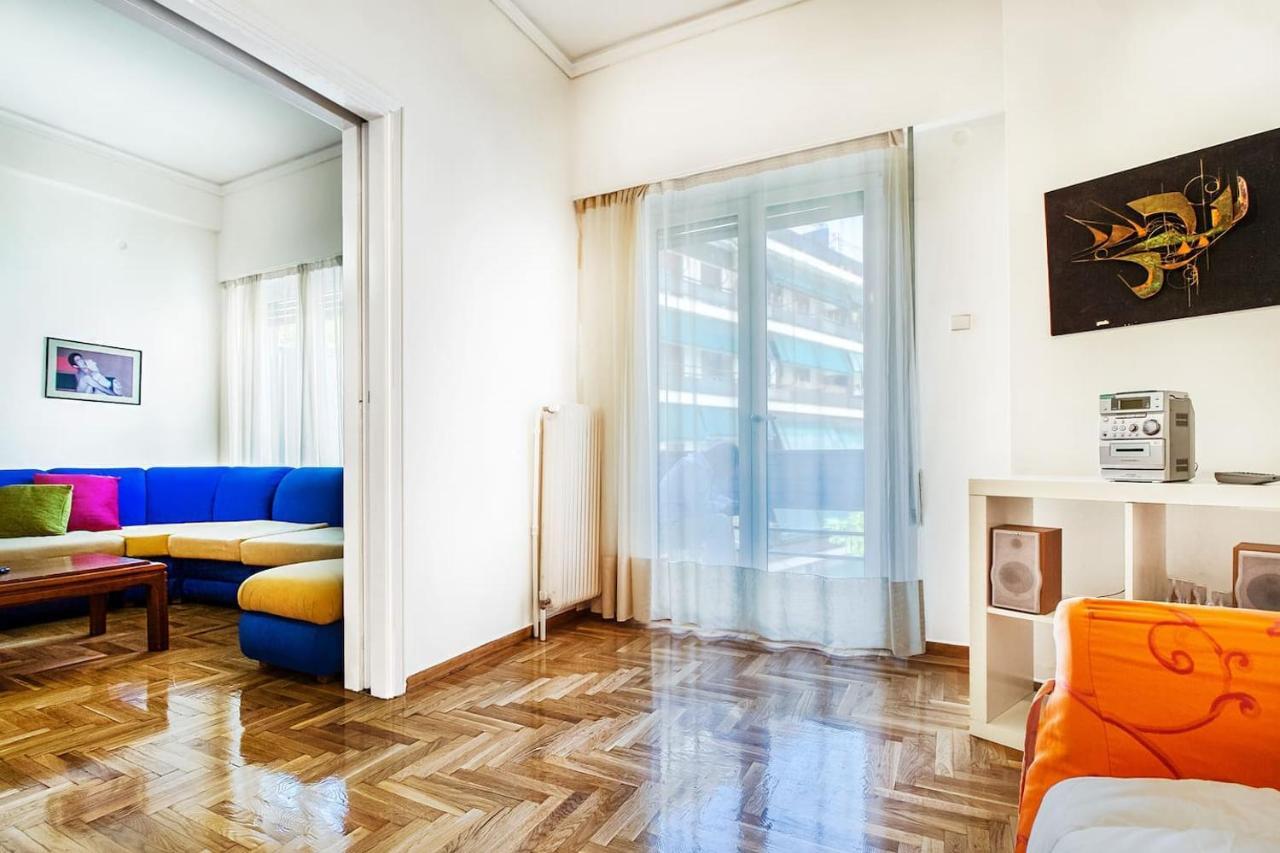 Spacious Flat Near Ampelokipoi Metro Station Athens Exterior photo
