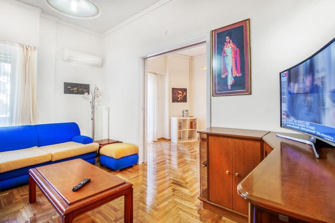 Spacious Flat Near Ampelokipoi Metro Station Athens Exterior photo